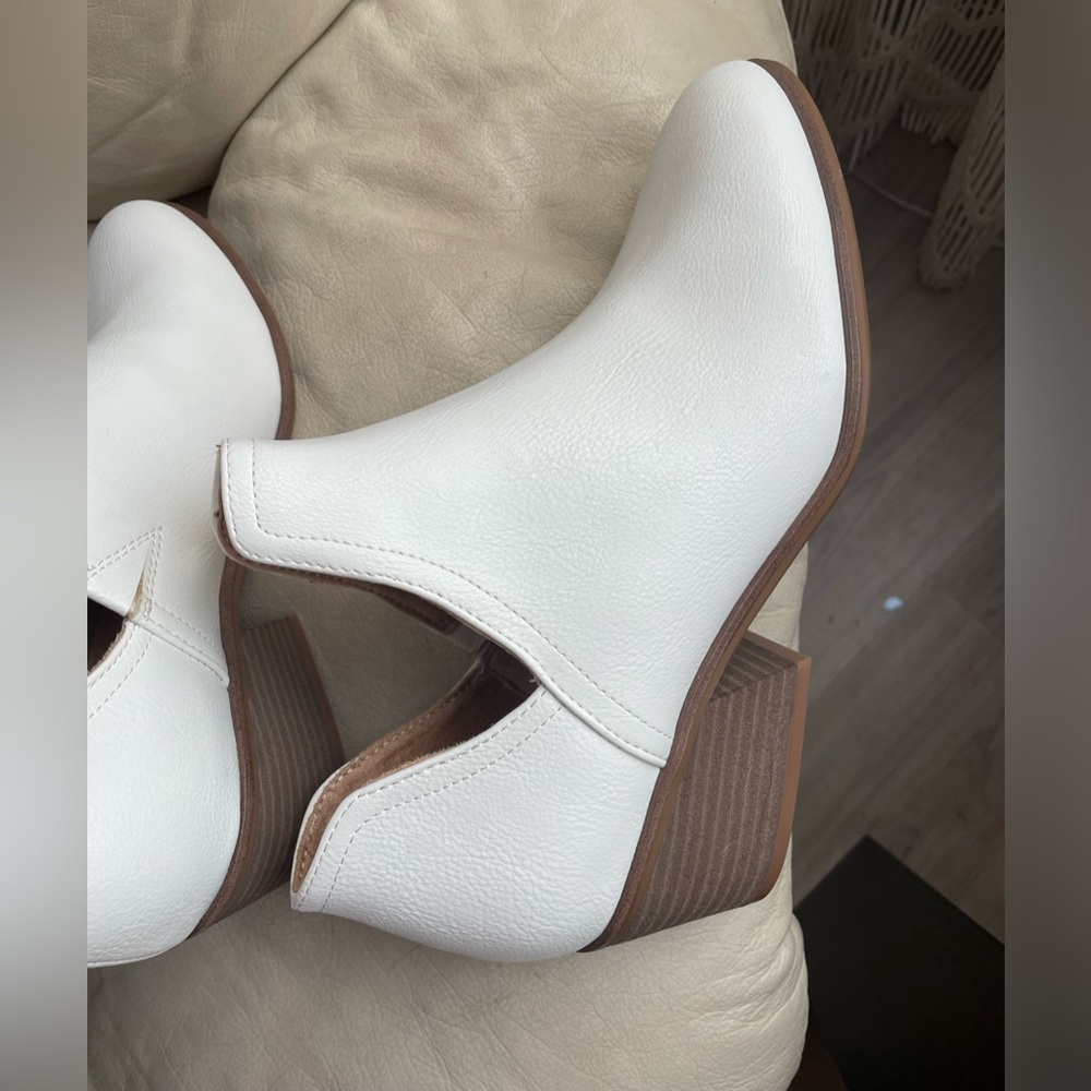 White Ankle Boots